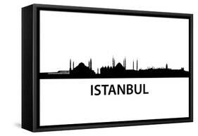 Skyline Istanbul-unkreatives-Framed Stretched Canvas