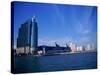 Skyline, Jersey City, NJ-Barry Winiker-Stretched Canvas