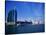 Skyline, Jersey City, NJ-Barry Winiker-Stretched Canvas