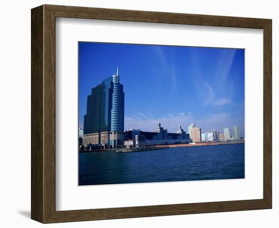 Skyline, Jersey City, NJ-Barry Winiker-Framed Photographic Print