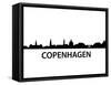 Skyline Kopenhagen-unkreatives-Framed Stretched Canvas