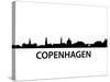 Skyline Kopenhagen-unkreatives-Stretched Canvas