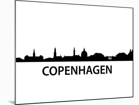 Skyline Kopenhagen-unkreatives-Mounted Art Print