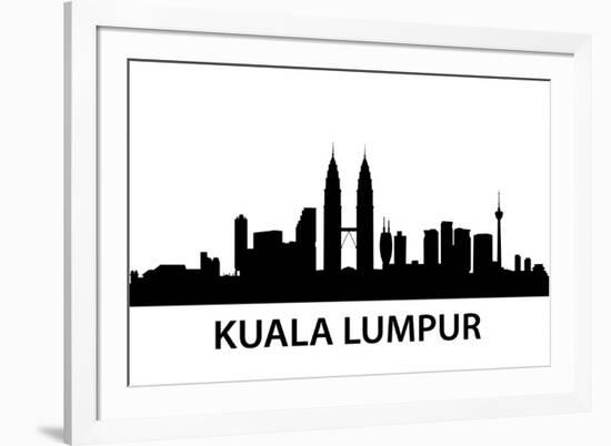 Skyline Kuala Lumpur-unkreatives-Framed Premium Giclee Print