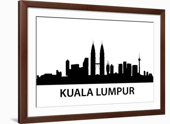 Skyline Kuala Lumpur-unkreatives-Framed Premium Giclee Print