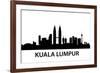 Skyline Kuala Lumpur-unkreatives-Framed Premium Giclee Print