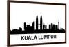 Skyline Kuala Lumpur-unkreatives-Framed Art Print