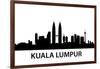 Skyline Kuala Lumpur-unkreatives-Framed Art Print