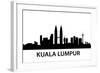 Skyline Kuala Lumpur-unkreatives-Framed Art Print