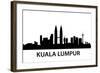 Skyline Kuala Lumpur-unkreatives-Framed Art Print