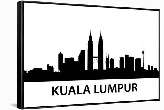 Skyline Kuala Lumpur-unkreatives-Framed Stretched Canvas