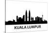 Skyline Kuala Lumpur-unkreatives-Stretched Canvas