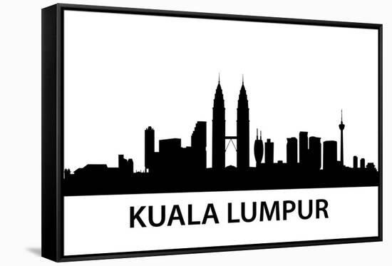 Skyline Kuala Lumpur-unkreatives-Framed Stretched Canvas