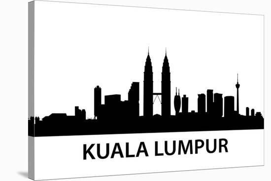 Skyline Kuala Lumpur-unkreatives-Stretched Canvas