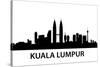 Skyline Kuala Lumpur-unkreatives-Stretched Canvas