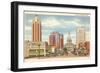 Skyline, Lansing, Michigan-null-Framed Art Print