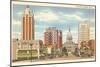 Skyline, Lansing, Michigan-null-Mounted Art Print