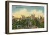 Skyline, Louisville, Kentucky-null-Framed Art Print