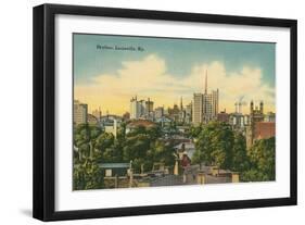 Skyline, Louisville, Kentucky-null-Framed Art Print