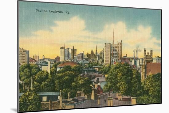Skyline, Louisville, Kentucky-null-Mounted Art Print