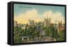 Skyline, Louisville, Kentucky-null-Framed Stretched Canvas