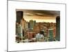 Skyline Manhattan at Sunset-Philippe Hugonnard-Mounted Art Print