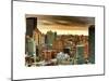 Skyline Manhattan at Sunset-Philippe Hugonnard-Mounted Art Print