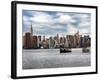 Skyline Manhattan with Empire State Building and Chrysler Building-Philippe Hugonnard-Framed Photographic Print