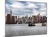 Skyline Manhattan with Empire State Building and Chrysler Building-Philippe Hugonnard-Mounted Photographic Print