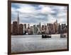 Skyline Manhattan with Empire State Building and Chrysler Building-Philippe Hugonnard-Framed Photographic Print