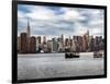 Skyline Manhattan with Empire State Building and Chrysler Building-Philippe Hugonnard-Framed Photographic Print