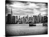 Skyline Manhattan with Empire State Building and Chrysler Building-Philippe Hugonnard-Stretched Canvas