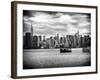 Skyline Manhattan with Empire State Building and Chrysler Building-Philippe Hugonnard-Framed Photographic Print