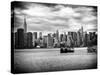 Skyline Manhattan with Empire State Building and Chrysler Building-Philippe Hugonnard-Stretched Canvas