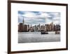 Skyline Manhattan with Empire State Building and Chrysler Building-Philippe Hugonnard-Framed Art Print