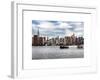 Skyline Manhattan with Empire State Building and Chrysler Building-Philippe Hugonnard-Framed Art Print