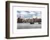 Skyline Manhattan with Empire State Building and Chrysler Building-Philippe Hugonnard-Framed Art Print