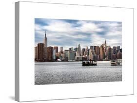 Skyline Manhattan with Empire State Building and Chrysler Building-Philippe Hugonnard-Stretched Canvas