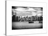 Skyline Manhattan with Empire State Building and Chrysler Building-Philippe Hugonnard-Stretched Canvas