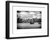 Skyline Manhattan with Empire State Building and Chrysler Building-Philippe Hugonnard-Framed Art Print