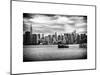 Skyline Manhattan with Empire State Building and Chrysler Building-Philippe Hugonnard-Mounted Art Print