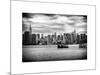 Skyline Manhattan with Empire State Building and Chrysler Building-Philippe Hugonnard-Mounted Art Print