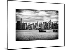 Skyline Manhattan with Empire State Building and Chrysler Building-Philippe Hugonnard-Mounted Art Print