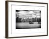 Skyline Manhattan with Empire State Building and Chrysler Building-Philippe Hugonnard-Framed Art Print