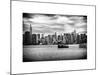Skyline Manhattan with Empire State Building and Chrysler Building-Philippe Hugonnard-Mounted Art Print