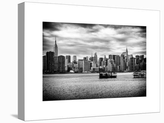 Skyline Manhattan with Empire State Building and Chrysler Building-Philippe Hugonnard-Stretched Canvas