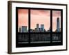 Skyline Manhattan with the One World Trade Center (1WTC) at Sunset - New York, USA-Philippe Hugonnard-Framed Photographic Print