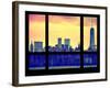 Skyline Manhattan with the One World Trade Center (1WTC) at Sunset - New York, USA-Philippe Hugonnard-Framed Photographic Print