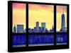Skyline Manhattan with the One World Trade Center (1WTC) at Sunset - New York, USA-Philippe Hugonnard-Stretched Canvas