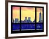 Skyline Manhattan with the One World Trade Center (1WTC) at Sunset - New York, USA-Philippe Hugonnard-Framed Photographic Print